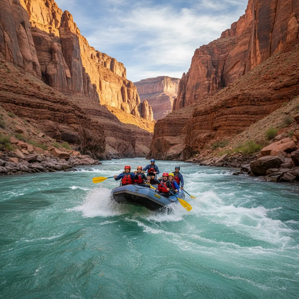 Whitewater rafting on the Colorado River